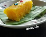 Foto langkah ke 8 dari resep Orange eggless cake with nutrisari (no telur no mixer no oven).