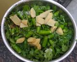 A picture of step 1 of Coriander chutney.