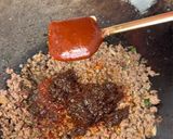 A picture of step 4 of Mapo Tofu (麻婆豆腐).