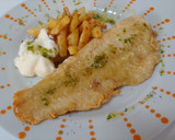 Foto del paso 8 de la receta: Merluza Romana y curry, chips y alioli