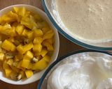 Une image de l'étape 3 de Tiramisu exotique, mangue, kiwis jaunes et pinacolada.
