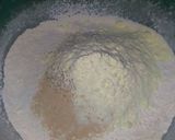 A picture of step 2 of Donuts dough.