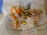 Pasta con frutos del mar