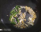 A picture of step 2 of Peanut Chutney for Idli Dosa/ Groundnut chutney.