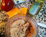 Foto del paso 6 de la receta: Obleas de pan de tomate con puré de sardinas y surimi
