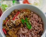 Foto langkah ke 3 dari resep Gyudon #beef teriyaki & nasi.