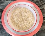 A picture of step 1 of Arhar Dal Khichdi.