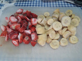 Sorvete de Morango e Pitaya: