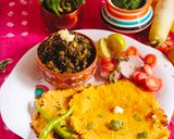 A picture of step 2 of Sarson ka saag.