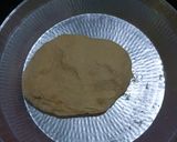 A picture of step 4 of Aloo tikki roll.