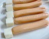 รูปขั้นตอนการทำที่ 2 ของ คอร์นด็อกชีส 🌭 🇰🇷 / ไส้กรอกทอดสไตล์เกาหลี 🌭 🇰🇷 / Corn Dog Cheese 🌽 🐶 🧀