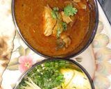 A picture of step 4 of Chicken nehari.