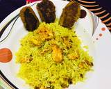 Egg fried rice with shami kababs !! recipe step 1 photo