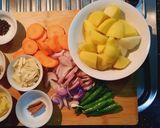 A picture of step 1 of Chicken Stew(Kerala Style).