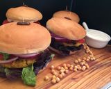 Foto del paso 6 de la receta: Hamburguesas de garbanzos fritas 🍔