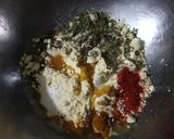 A picture of step 1 of BesanKiPapdi.