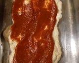 A picture of step 2 of Funtime Pizza with the Grandkids.