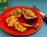 Foto del paso 19 de la receta: Mi bife de chorizo horneado en sidra, acompañado por su gravy y rodajas de manzana acaramelada