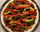 Foto langkah ke 8 dari resep Chicken Mushroom Pizza.