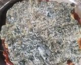 Foto del paso 2 de la receta: "Lasaña" de huevo con boloñesa y espinaca (Grez - Keto)