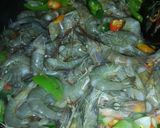 Foto langkah ke 5 dari resep Tumis udang&cumi asin lombok ijo.