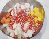 मिक्स फ्रूट ड्राई फ्रूट्स स्मूदी रेसिपी चरण 2 फोटो