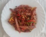 A picture of step 13 of Stir fried sauteed smokies #mykidsfavouritedishcontest.