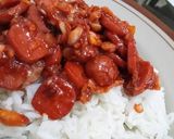 A picture of step 8 of Crazy Steam Rice (Nasi Gila).