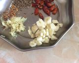 A picture of step 8 of Palak kadi.