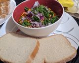 A picture of step 5 of Misal pav recipe.