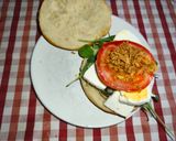 Foto del paso 4 de la receta: Hamburguesa de pollo con espinacas e ingredientes saludables