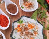 A picture of step 5 of Bathua Raita.