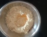 A picture of step 1 of Tasty masaledar Kadhi pakoda with phulka roti for Gujarati dinner.