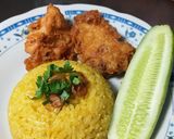 Foto langkah ke 3 dari resep Nasi kuning ayam crispy.