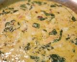 A picture of step 5 of Tuscan shrimp.
