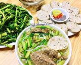 Hình bước làm 6 của món Canh Bún Cua Đồng