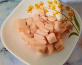 Hình bước làm 2 của món Cà tím nướng mỡ hành