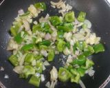A picture of step 2 of Paneer chili.