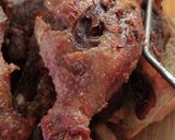 Sült liba lilakáposztával és libamóringal recept fázis 6 fotója