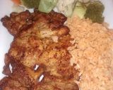 Foto del paso 2 de la receta: Milanesa de pierna y muslo de pollo con vegetales al vapor