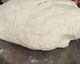 A picture of step 2 of Chapati and cabbage sauce.