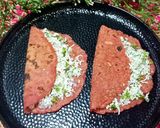 A picture of step 8 of Rice Flour Beetroot Paratha Stuffed With Paneer Mixture.