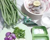 Foto langkah ke 1 dari resep 884.Tumis Buncis Udang (Bumbu Ulek).