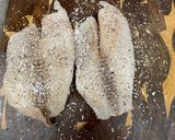 A picture of step 6 of Tilapia with Scallion Sriracha Pesto.