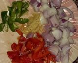 A picture of step 1 of Chicken karahi.