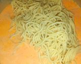 Foto del paso 3 de la receta: Pechuga empanizada acompañado con espagueti