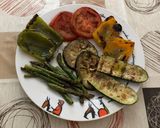 Foto del paso 1 de la receta Tortilla francesa con timbal de panache de verduras