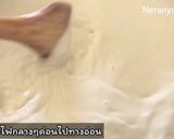 รูปขั้นตอนการทำที่ 3 ของ ขนมเปียกปูนใบเตย กะทิสด