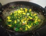 A picture of step 4 of Methi aloo ki sabzi.