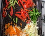 A picture of step 1 of Veggies omelette.